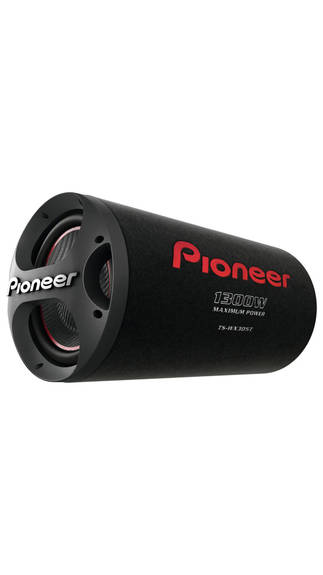 Pioneer TS-WX305T 30 cm Bass Reflex Subwoofer Speakers With Tube Enclosure (1300 Watt)
